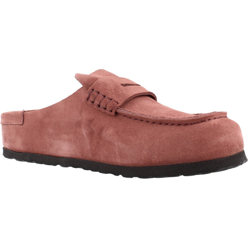 BIRKENSTOCK NAPLES WRAPPED SUEDE en color ROSA (5)