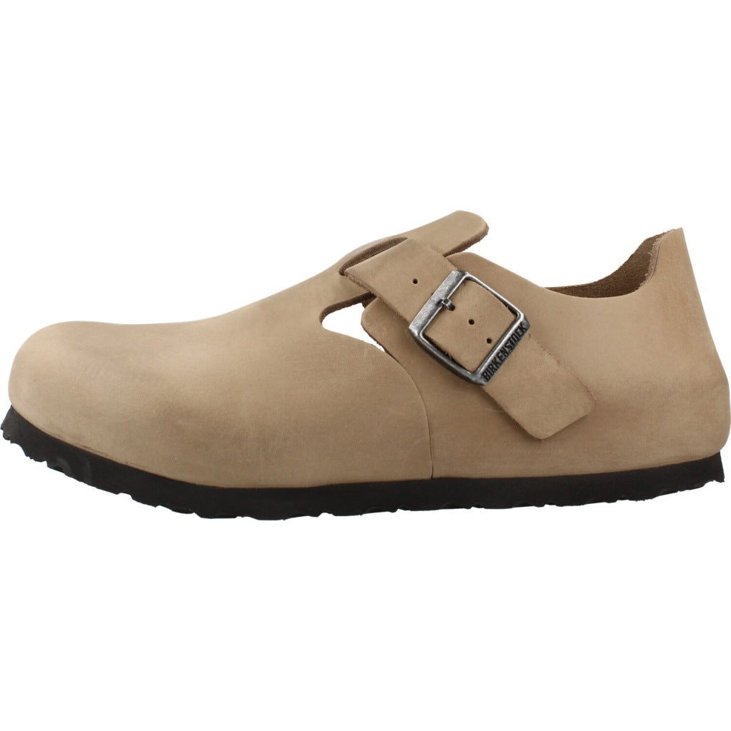 BIRKENSTOCK BI LONDON OILED LEATHER en color MARRON CLARO (1)