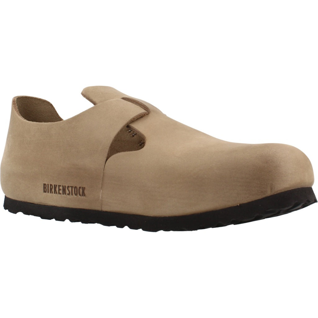 BIRKENSTOCK BI LONDON OILED LEATHER en color MARRON CLARO (4)