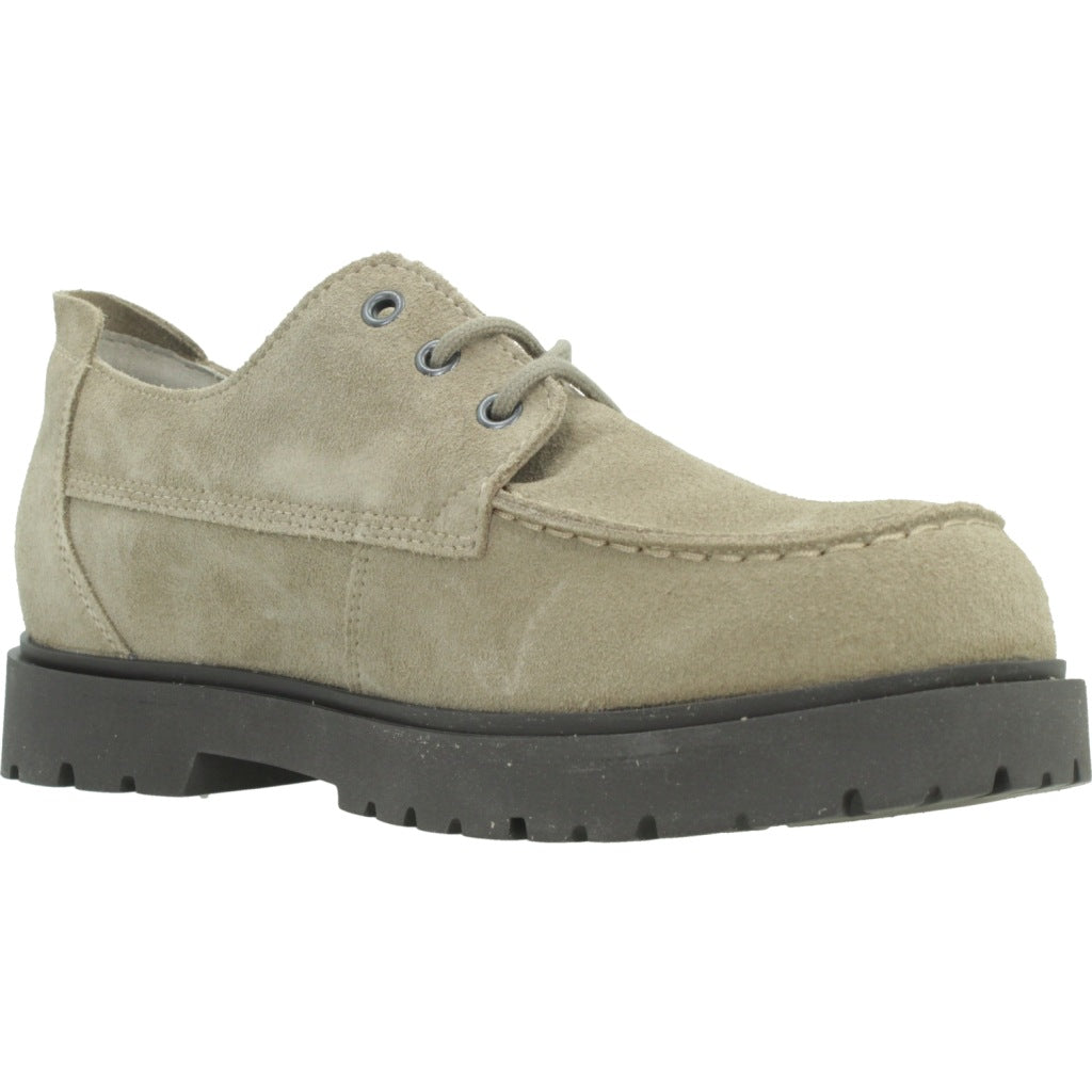 BIRKENSTOCK BI HIGHWOOD MOC LACE SUEDE en color BEIS (5)