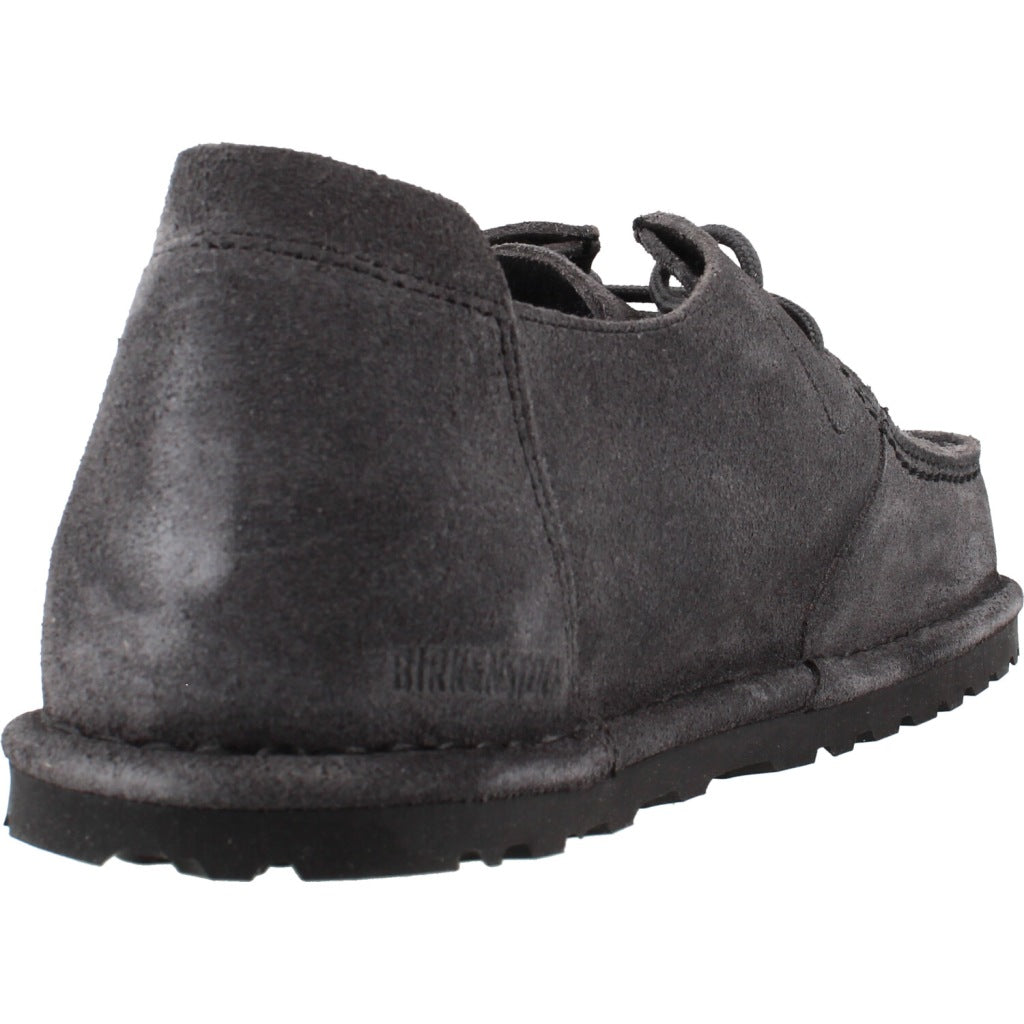 BIRKENSTOCK BI UTTI LACE SUEDE LEATHER en color GRIS (3)
