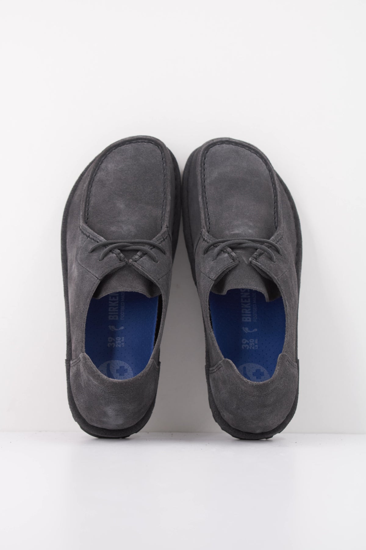 BIRKENSTOCK UTTI LACE SUEDE LEATHER en color GRIS (3)