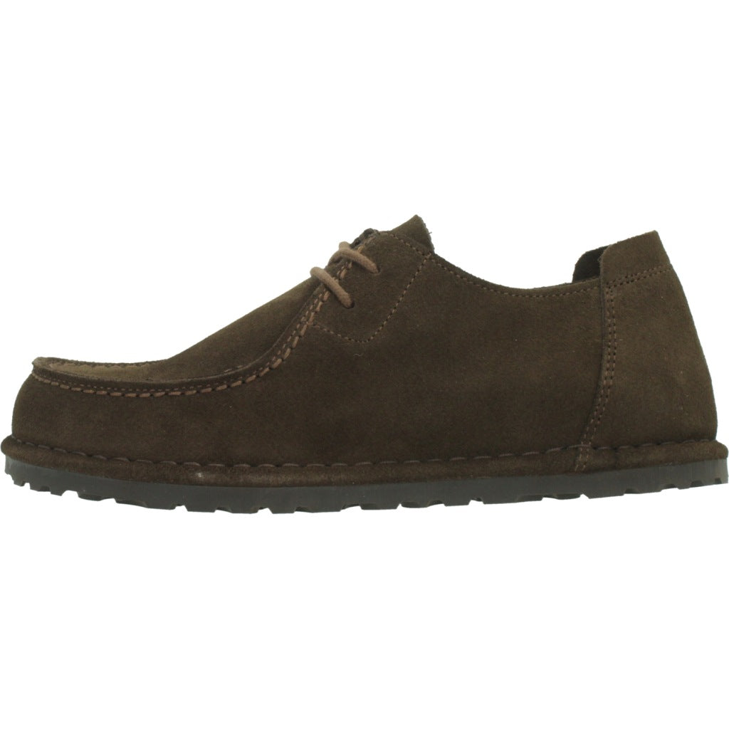 BIRKENSTOCK BI UTTI LACE SUEDE LEATHER en color MARRON (2)