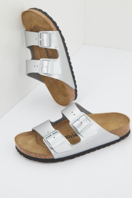 BIRKENSTOCK ARIZONA BF en color PLATA (1)