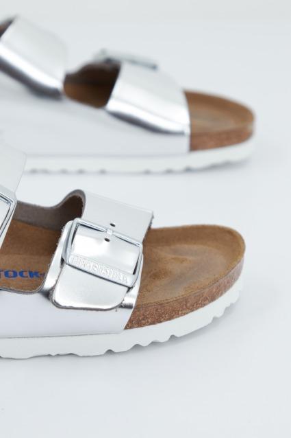 BIRKENSTOCK ARIZONA NL SFB en color PLATA (3)