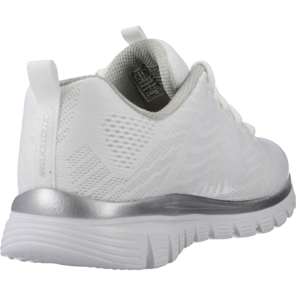 SKECHERS GRACEFUL GET CONNECTED en color BLANCO (3)