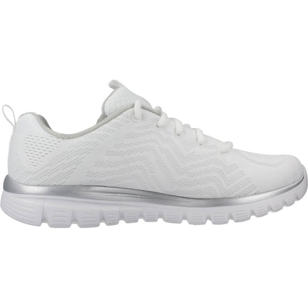 SKECHERS GRACEFUL GET CONNECTED en color BLANCO (4)