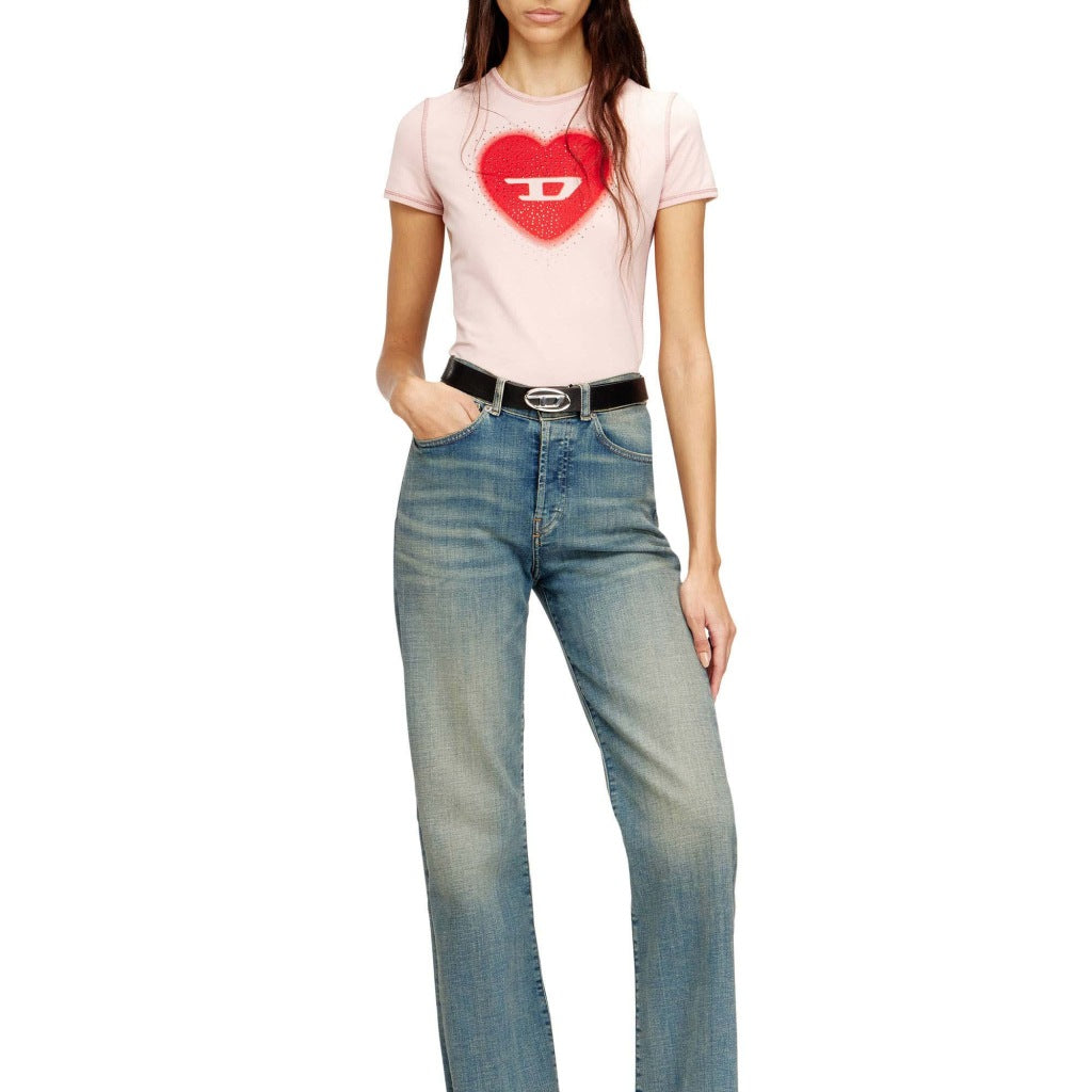 DIESEL QHHA T UNCUTIES LONG S en color ROSA (6)