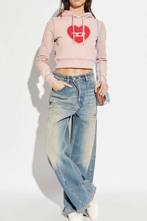 DIESEL F SLIMMY HOOD S en color ROSA (1)
