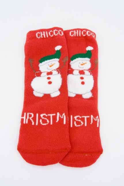 CHICCO CALCETIN NATALE en color ROJO (1)