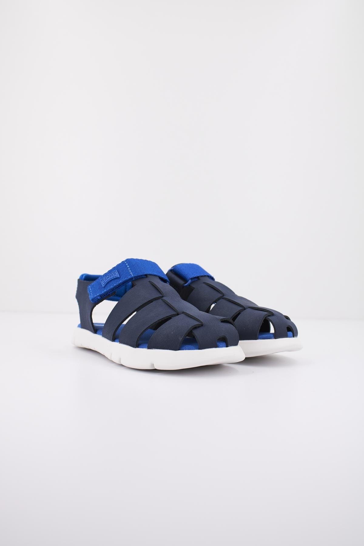 CAMPER ORUGA SANDAL KIDS en color AZUL (2)