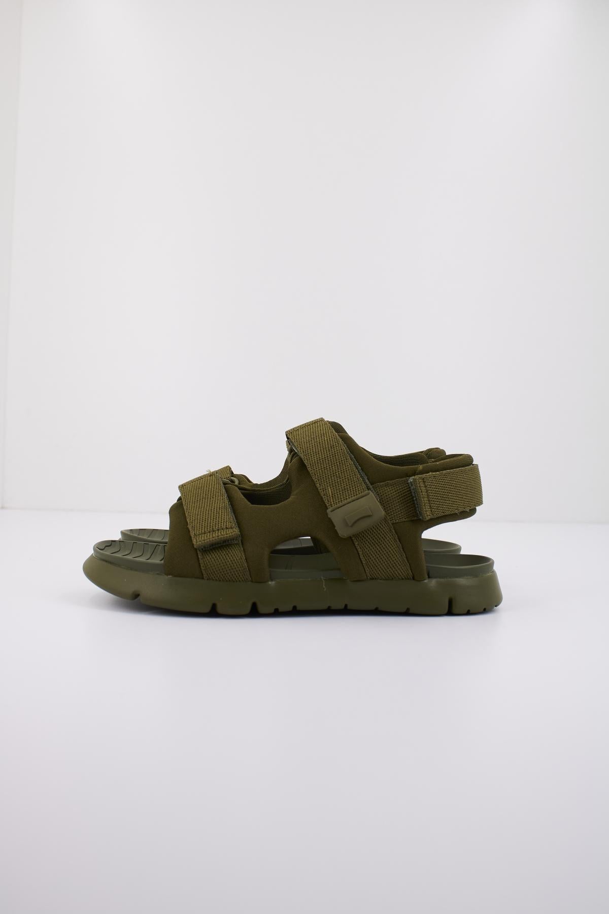 CAMPER ORUGA SANDAL KIDS en color VERDE (1)