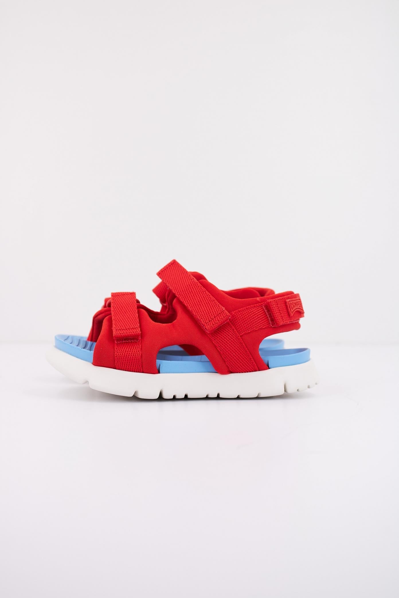 CAMPER ORUGA SANDAL KIDS en color ROJO (1)
