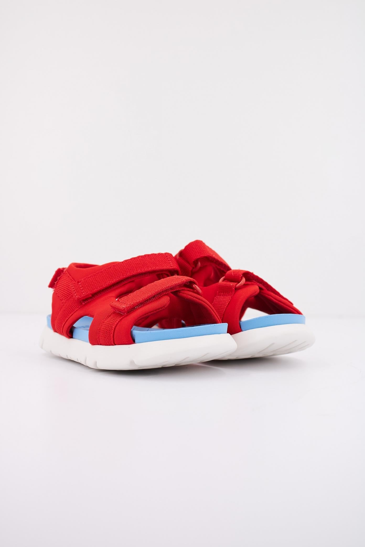 CAMPER ORUGA SANDAL KIDS en color ROJO (2)