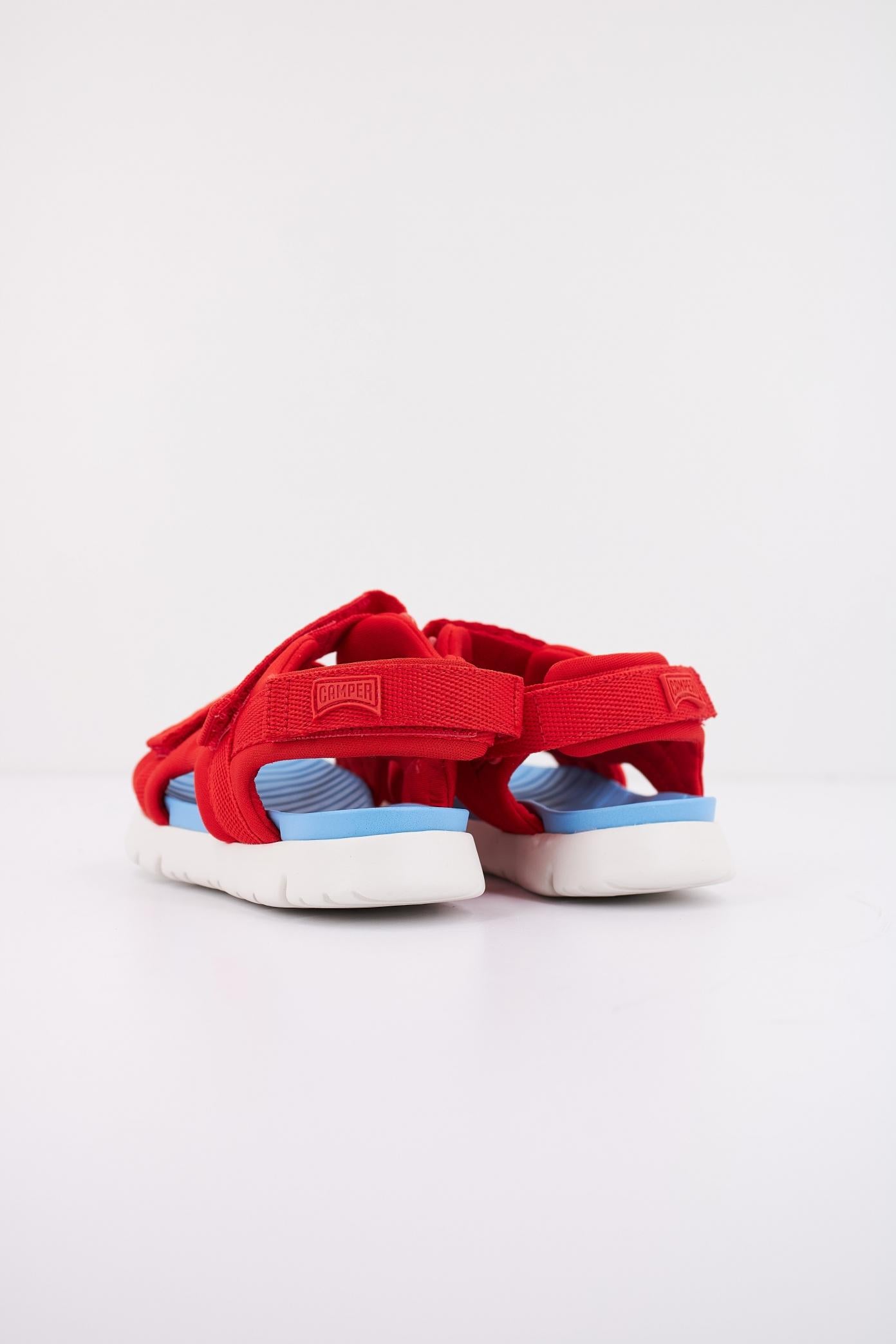CAMPER ORUGA SANDAL KIDS en color ROJO (3)