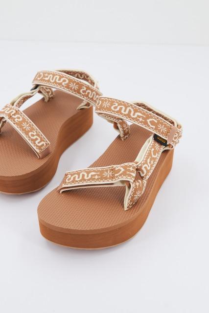 TEVA W FLATFORM UNIVERS en color MARRON CLARO (3)