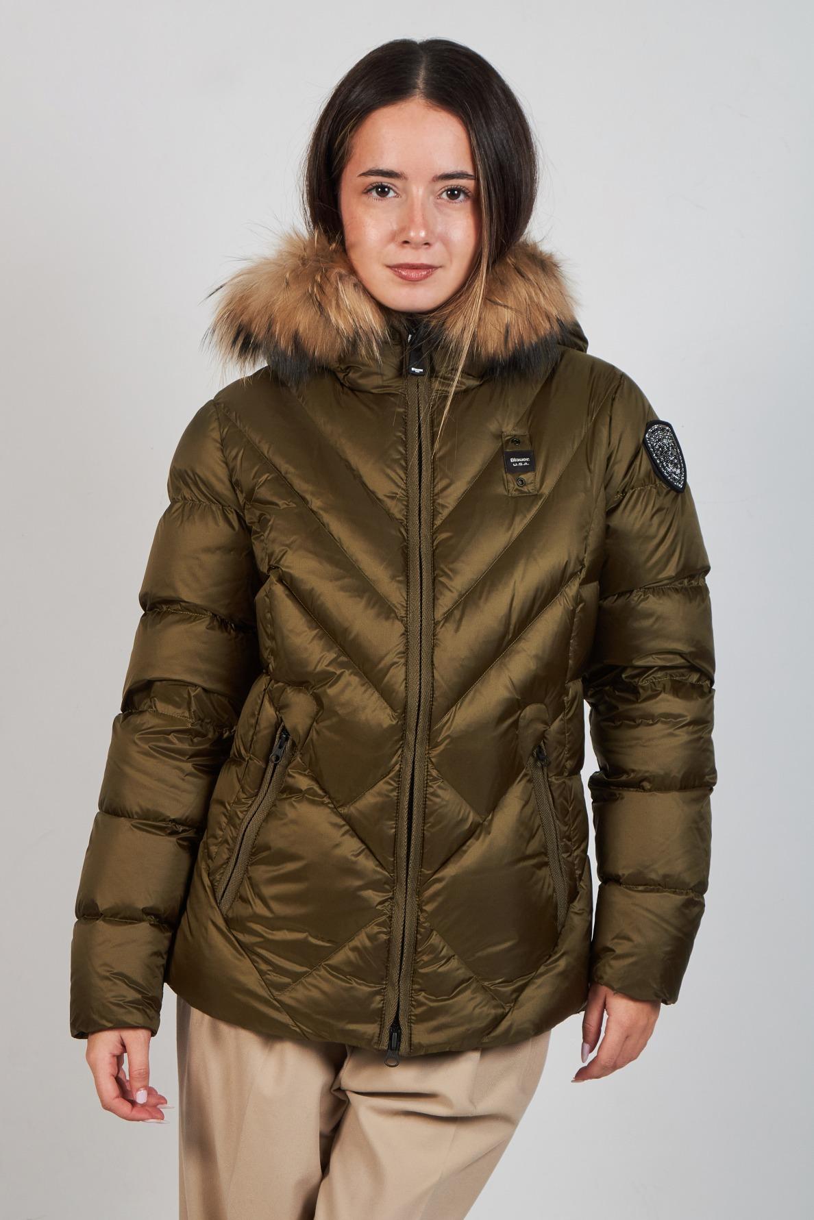 BLAUER GIUBBINI CORTI IMBOTTI en color MARRON (1)