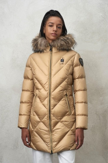BLAUER TRENCH LUNGHI en color BRONCE (2)
