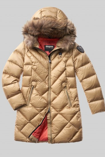 BLAUER TRENCH LUNGHI en color BRONCE (1)