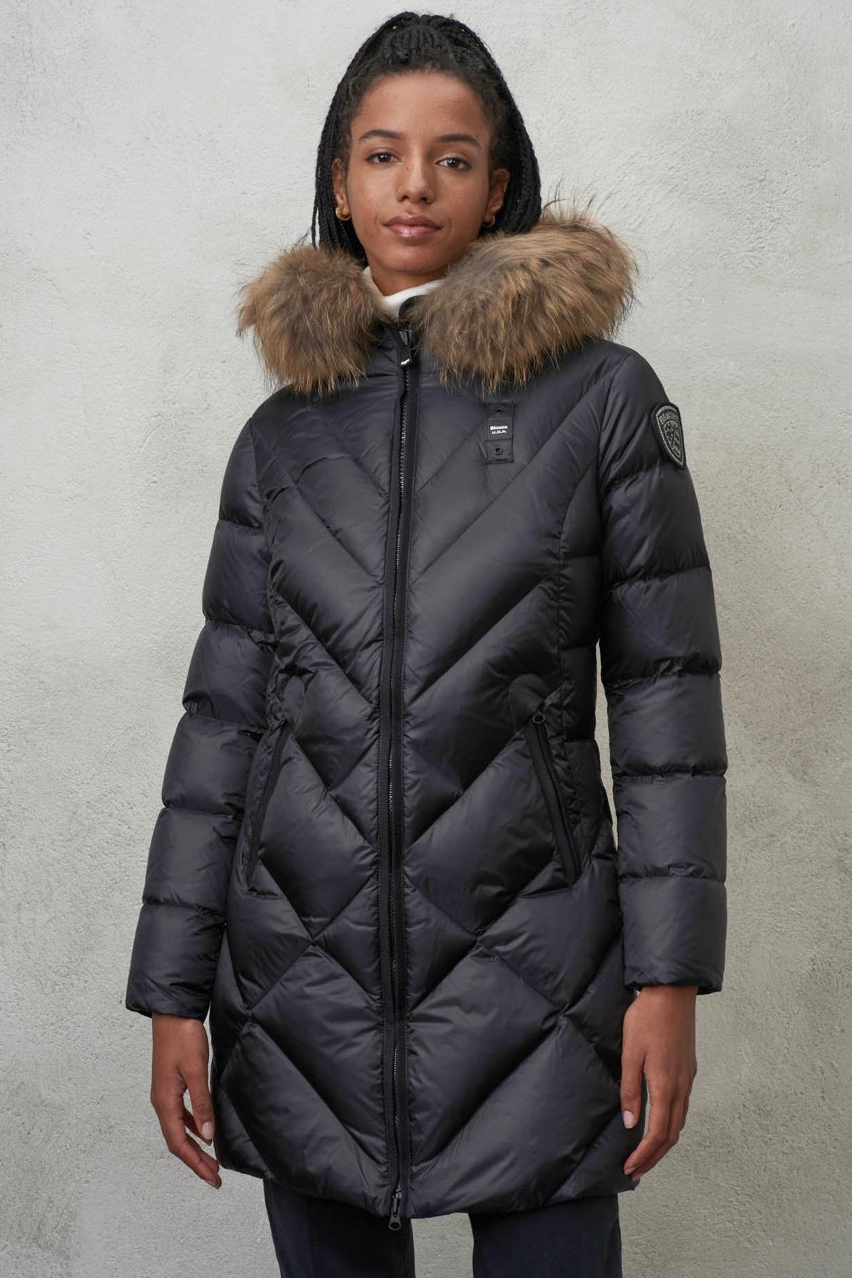 BLAUER TRENCH LUNGHI en color NEGRO (1)
