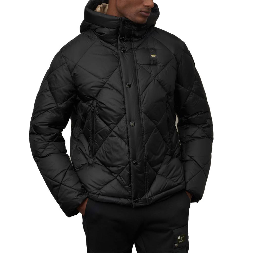 BLAUER GIUBBINI CORTI IMBOTTI en color NEGRO (4)