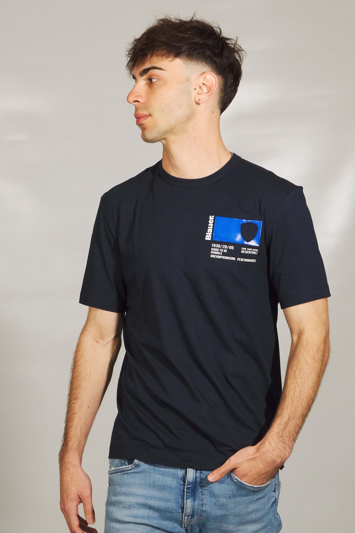 BLAUER T-SHIRT MANICA CORTA en color AZUL (4)
