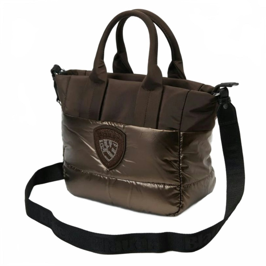 BLAUER POLYESTER NYLON TOTE BAG PADDED en color MARRON (4)