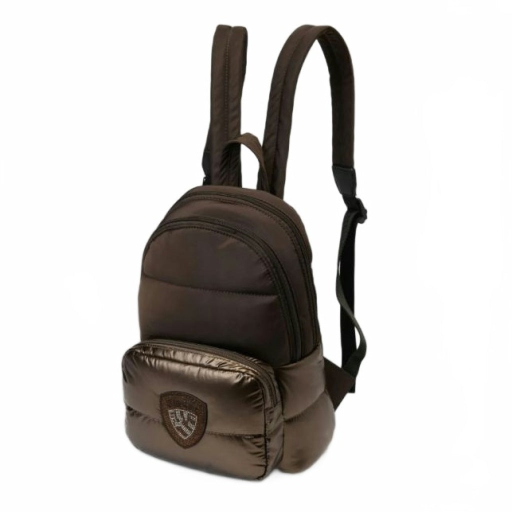 BLAUER POLYESTER NYLON BACKPACK PADDED en color MARRON (4)