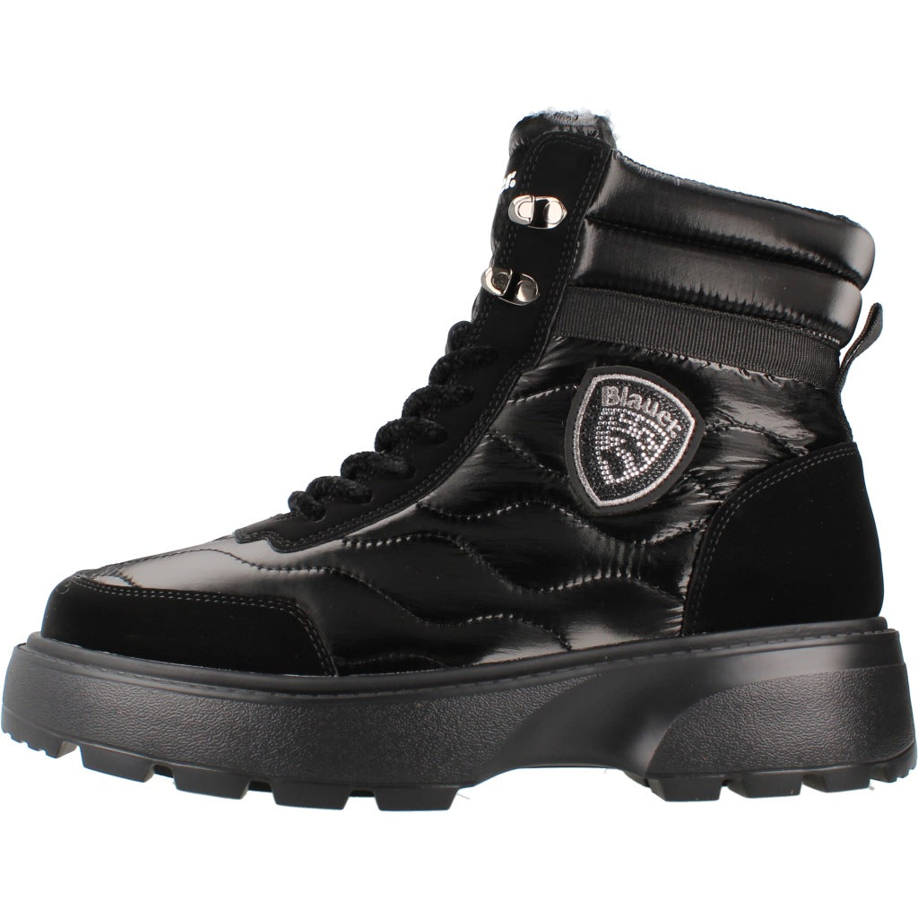 BLAUER MID BOOT BLANCA en color NEGRO (2)