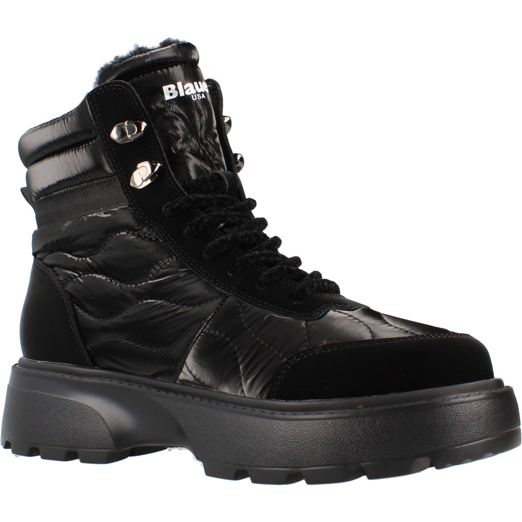 BLAUER MID BOOT BLANCA en color NEGRO (5)