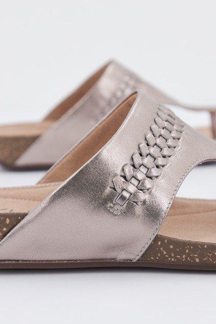 CLARKS UN PERRI VIBE METALLIC en color ORO (4)