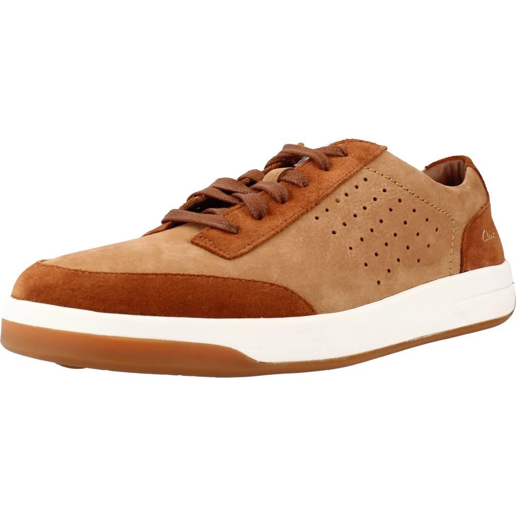 CLARKS HERO AIR LACE en color MARRON CLARO (1)