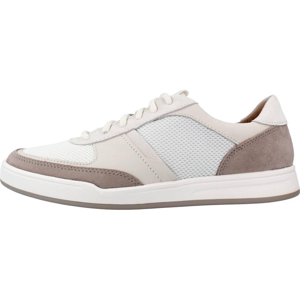 CLARKS BIZBY LACE en color BLANCO (2)