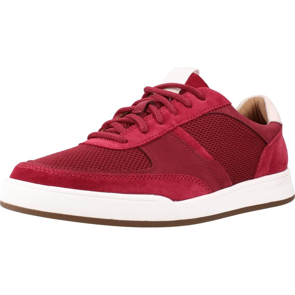 CLARKS BIZBY LACE en color BURDEOS (1)