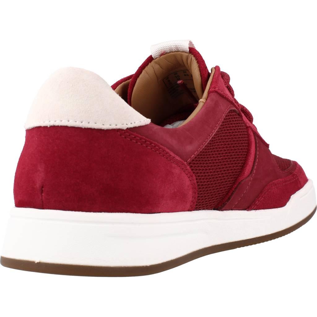 CLARKS BIZBY LACE en color BURDEOS (3)