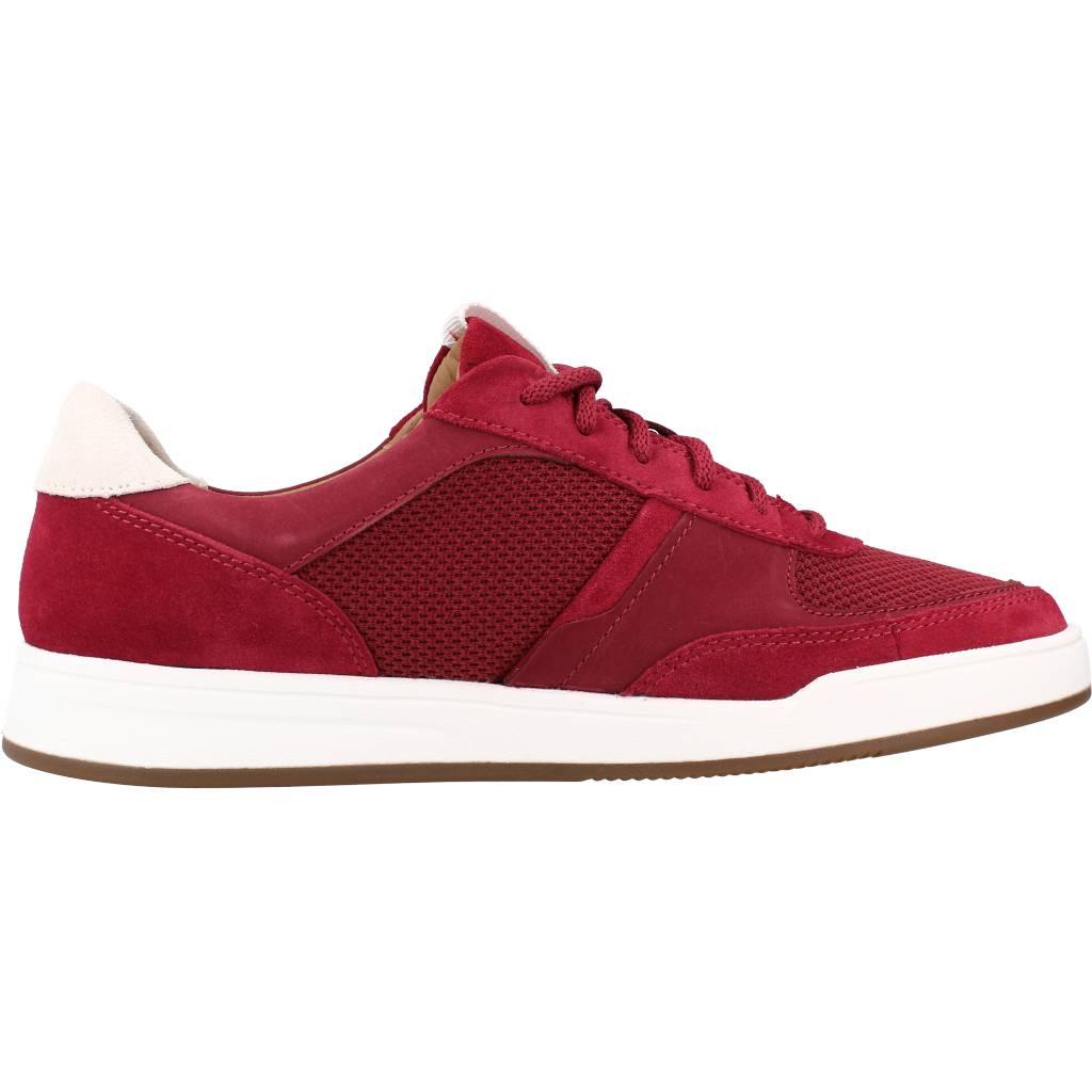 CLARKS BIZBY LACE en color BURDEOS (4)