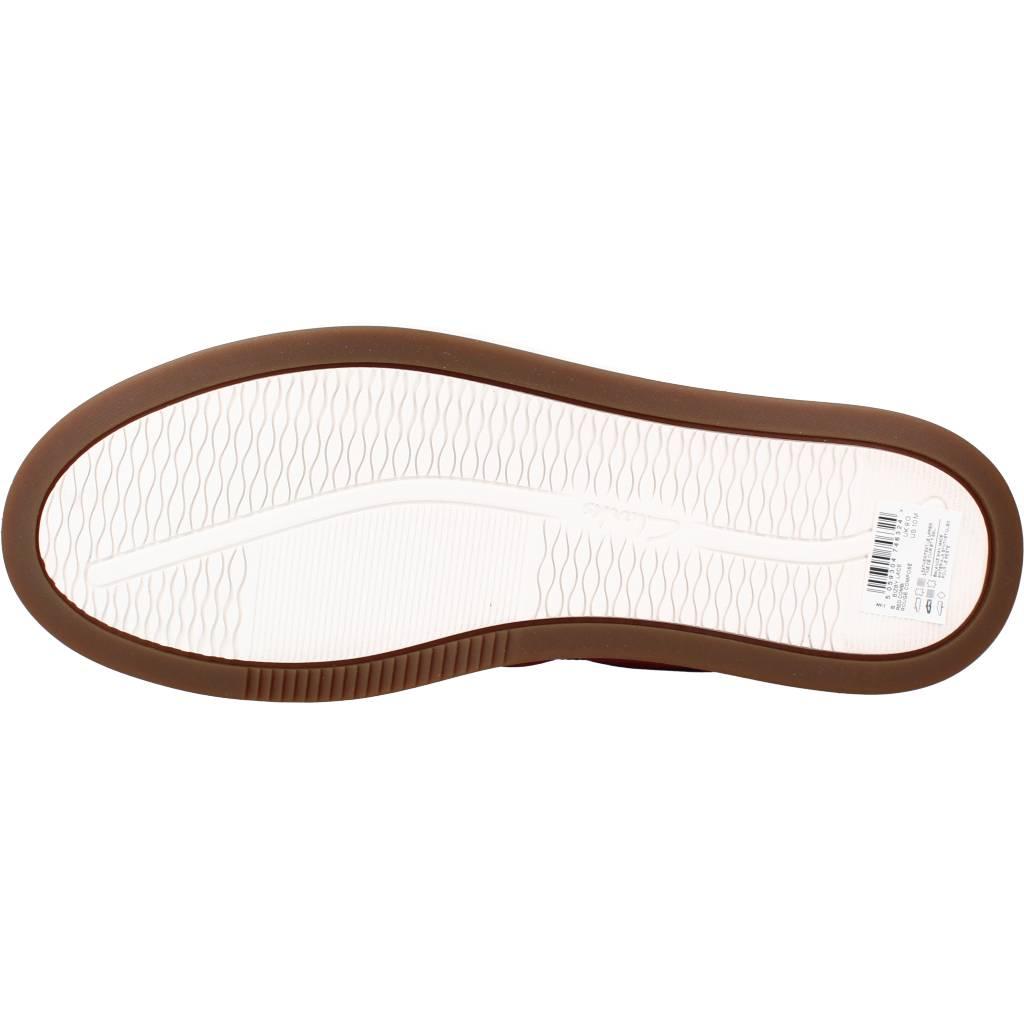 CLARKS BIZBY LACE en color BURDEOS (6)