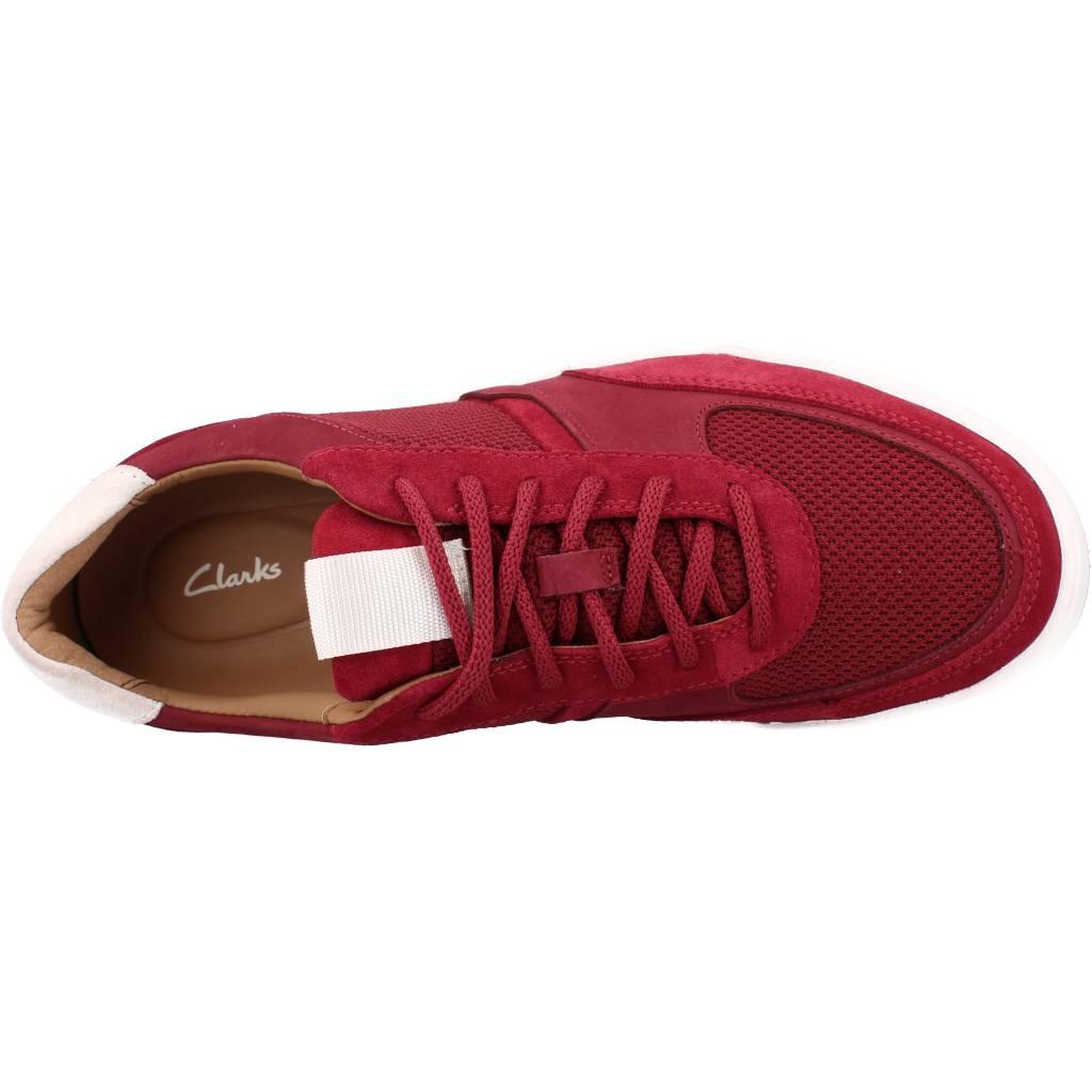CLARKS BIZBY LACE en color BURDEOS (7)