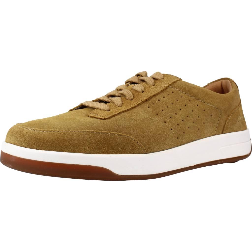 CLARKS HERO AIR LACE en color MARRON CLARO (1)