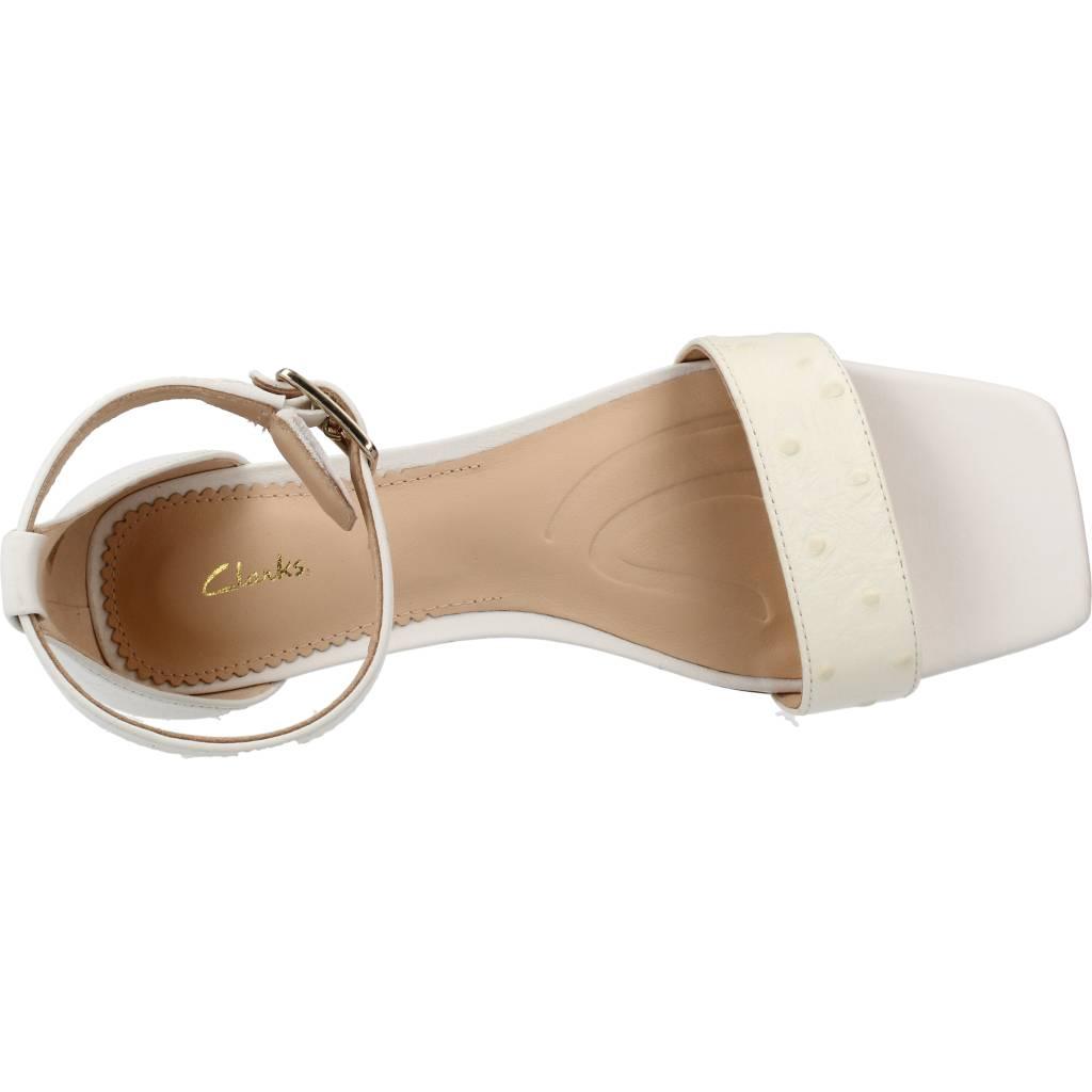 CLARKS SHEER STRAP en color BLANCO (7)