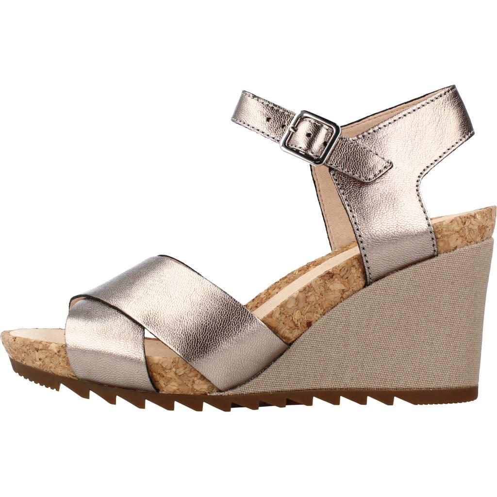 CLARKS FLEX SUN en color PLATA (2)