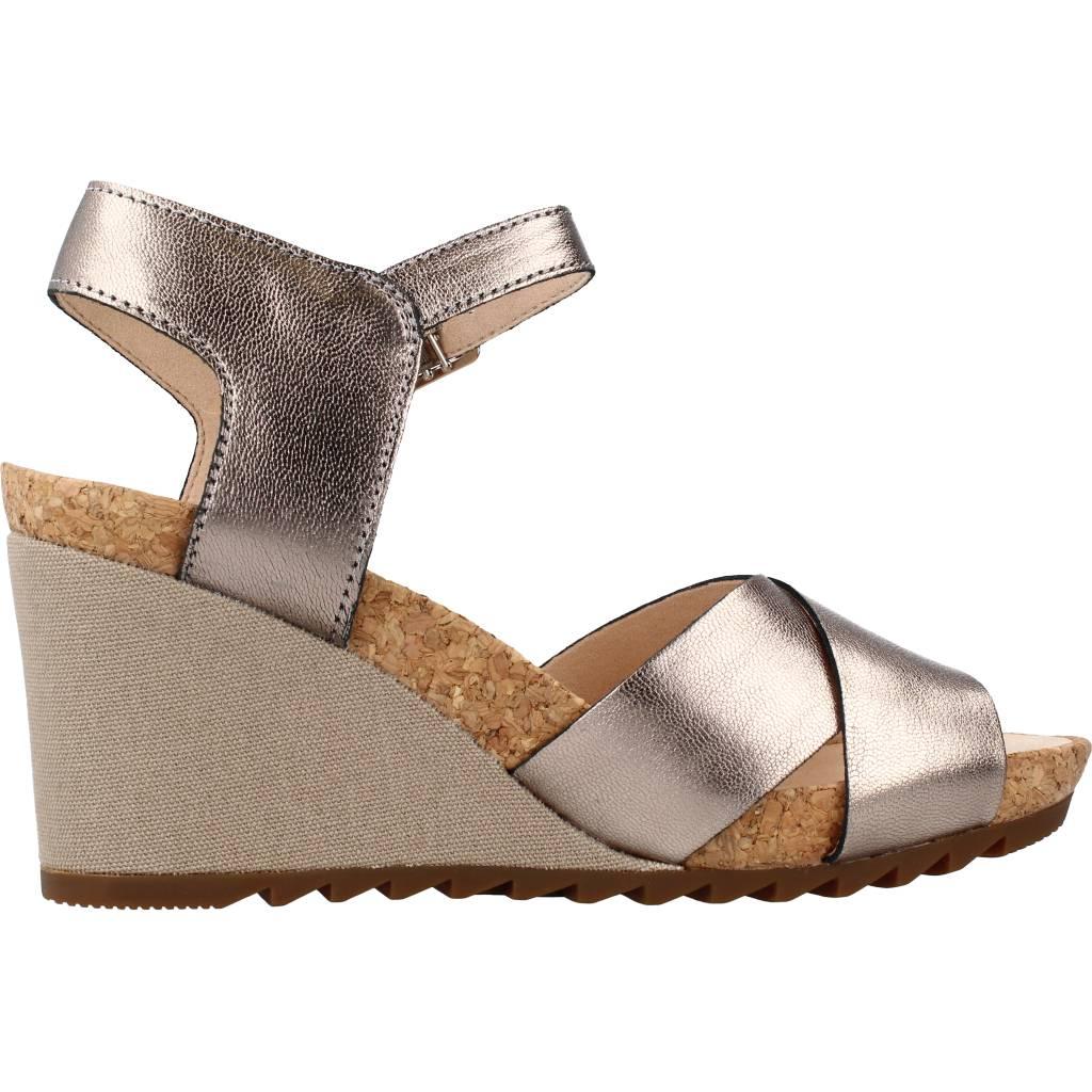 CLARKS FLEX SUN en color PLATA (4)