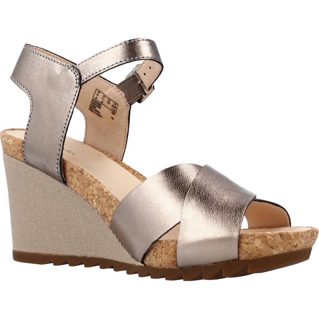 CLARKS FLEX SUN en color PLATA (5)