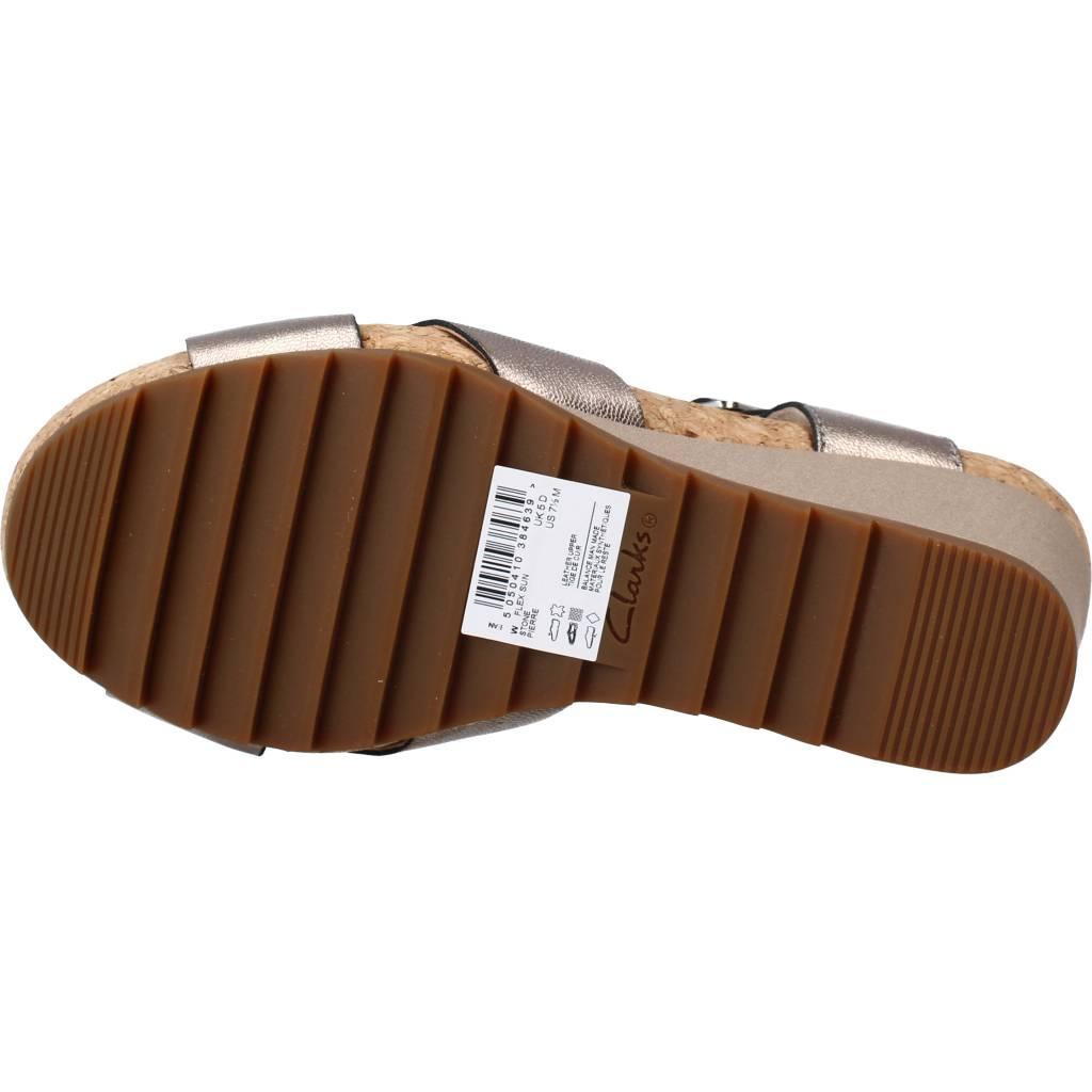 CLARKS FLEX SUN en color PLATA (6)