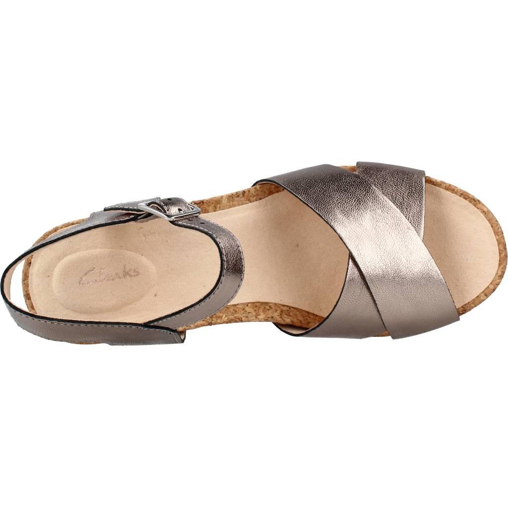 CLARKS FLEX SUN en color PLATA (7)