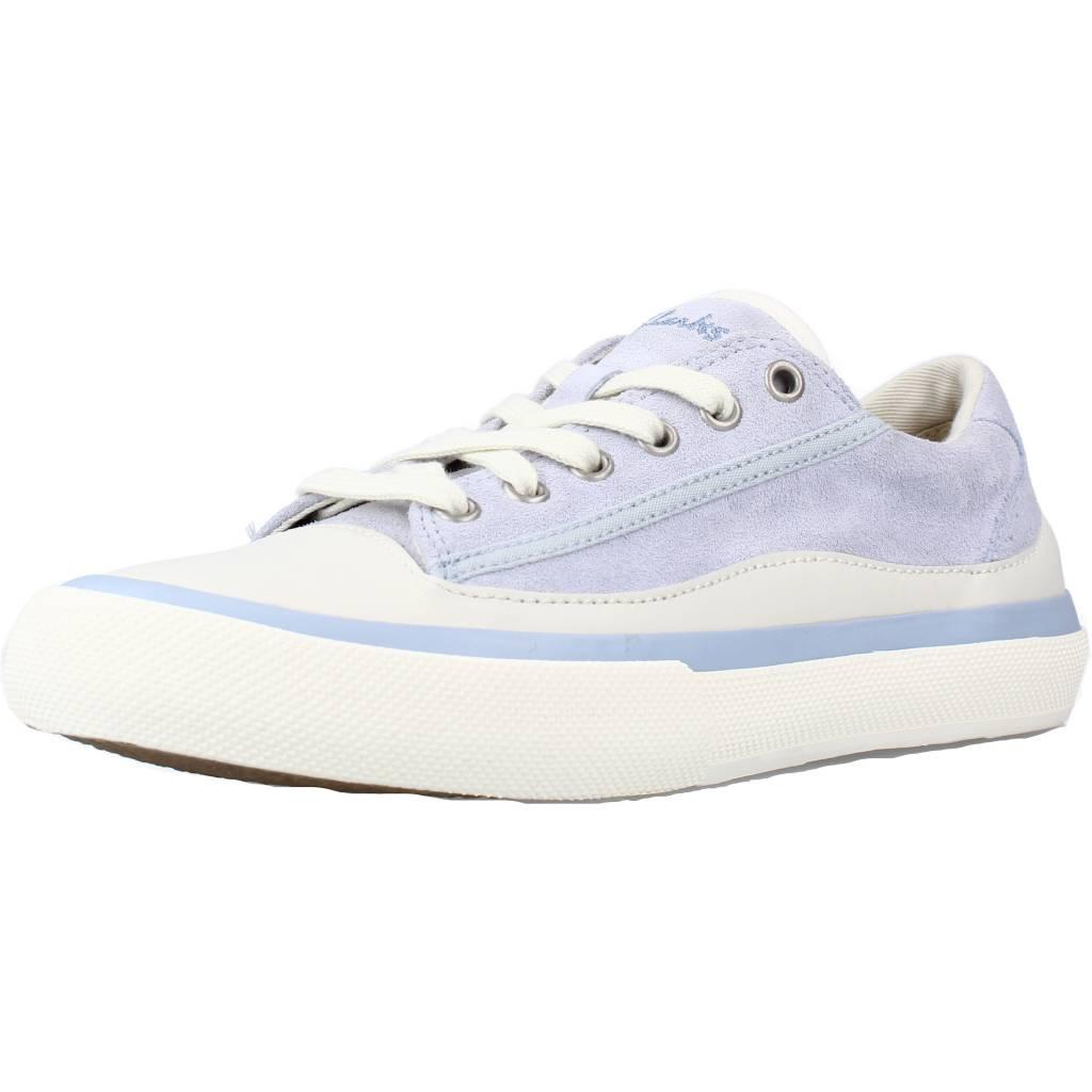 CLARKS ACELEY LACE en color AZUL (1)