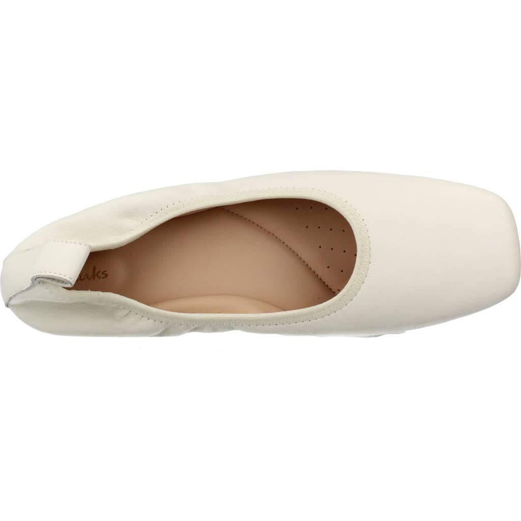 CLARKS PURE BALLET en color BLANCO (7)