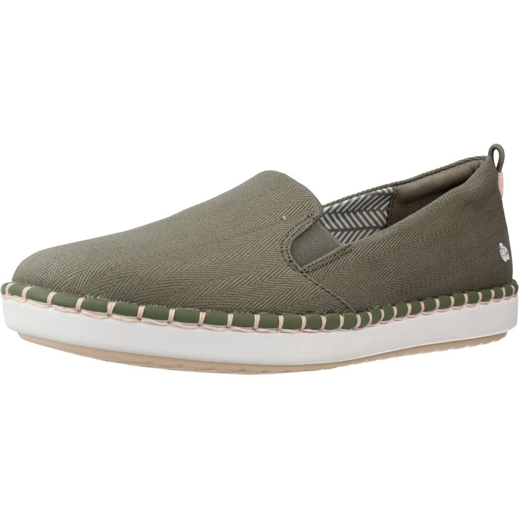 CLARKS STEP GLOW SLIP en color VERDE (1)