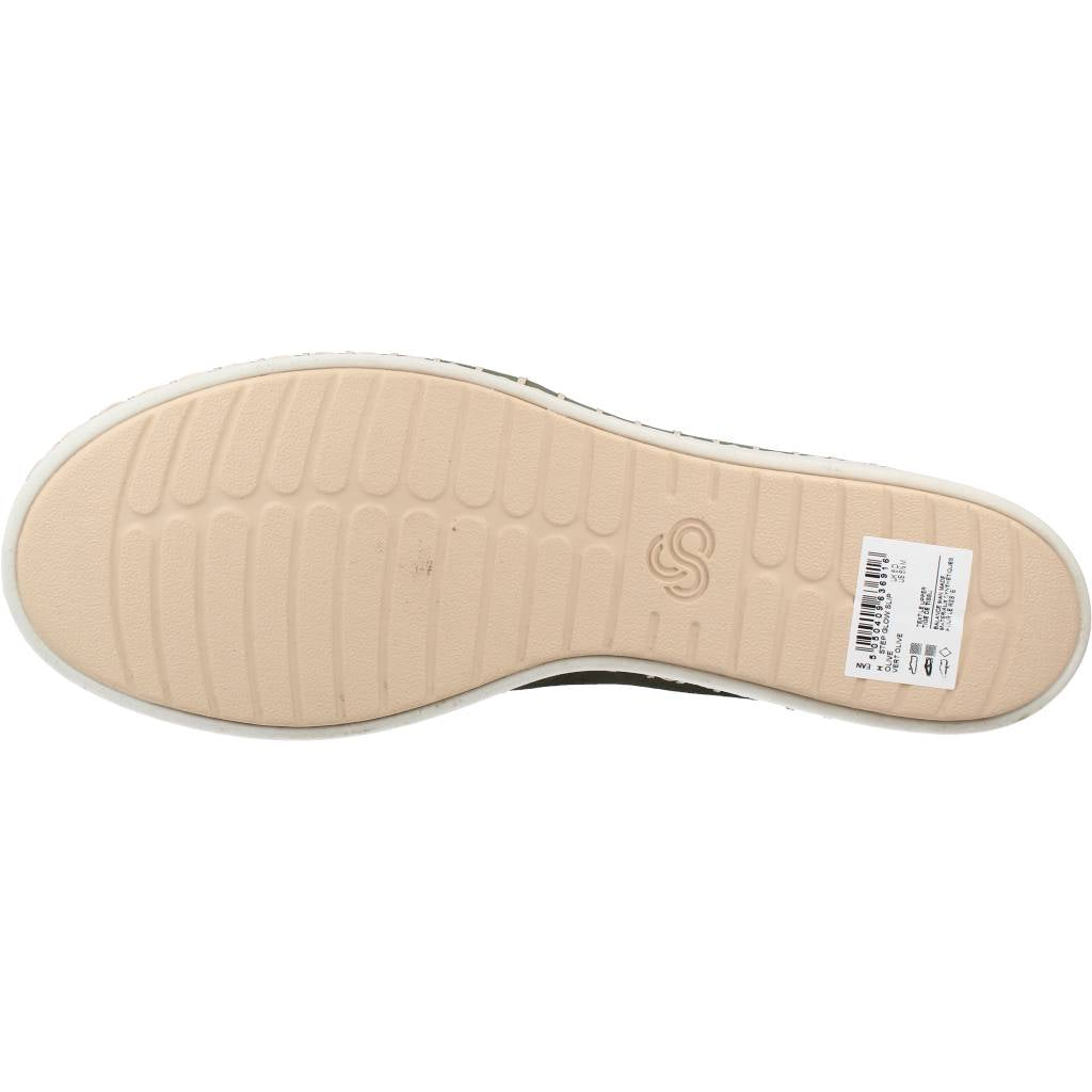 CLARKS STEP GLOW SLIP en color VERDE (6)