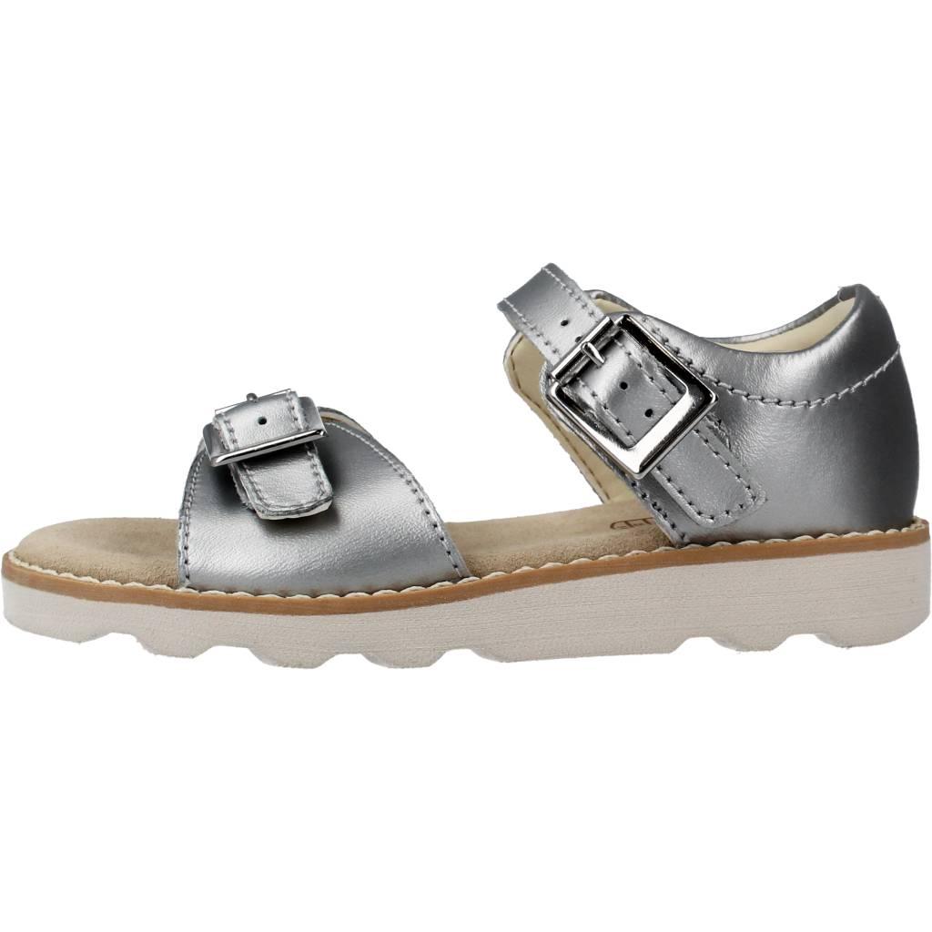 CLARKS CROWN BLOOM T en color PLATA (2)